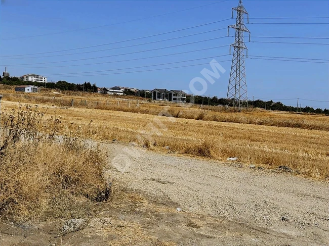 Land in a beautiful location, sea view, facing the road, single title deed in BALABAN.