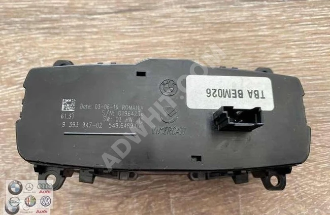 مفتاح تشغيل المصابيح الأمامية BMW F30/F32/F20 (أصلي)