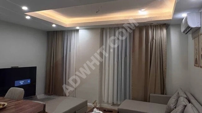 شقة مفروشة 1+1 للإيجار داخل مجمع HALİÇ