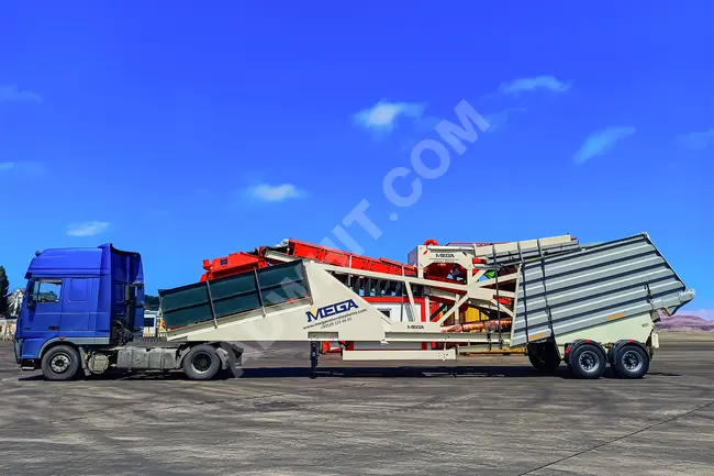 Teslime hazır satılık mobil beton karıştırma tesisi.