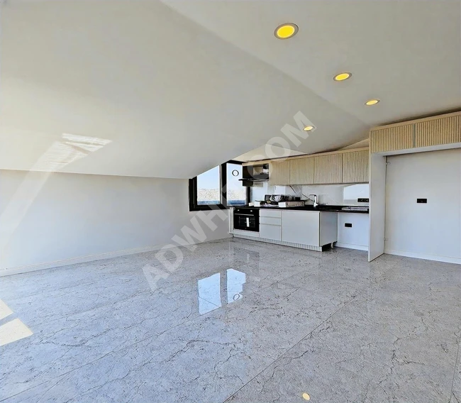 شقة 4+2 بإطلالة على البحر وYAŞAM VADİ