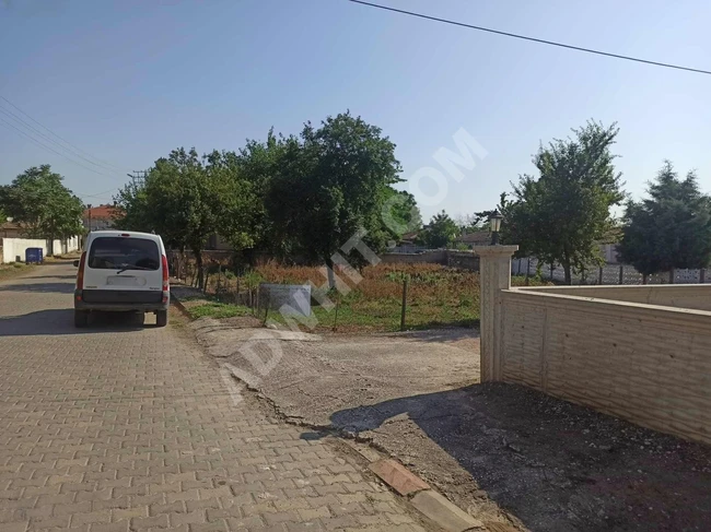 A residential plot of land with an area of 623 square meters and a building permit in Kırklareli Babaeski Pancarköy.