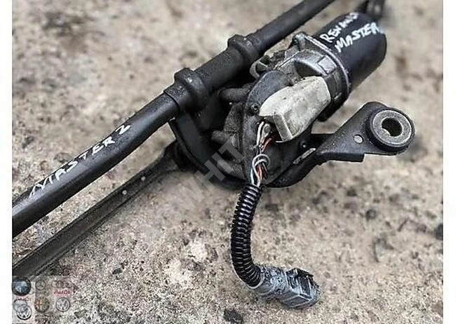 Front windshield wiper motor and wiper arms RENAULT MASTER (Original)