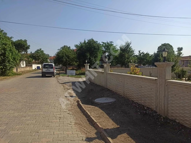 A residential plot of land with an area of 623 square meters and a building permit in Kırklareli Babaeski Pancarköy.