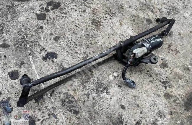 Front windshield wiper motor and wiper arms RENAULT MASTER (Original)