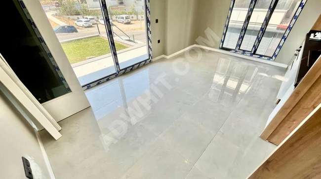 شقة رائعة 2+1 مع حديقة واسعة جديد بالكامل، فاخر للغاية