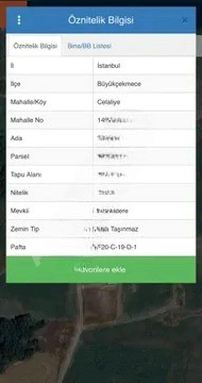 Celaliye'de Satılık 1202 M2 Tek Tapu Tarla