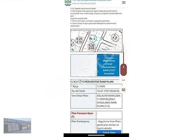 CELALİYEDE SATILIK 270 MT DENİZE 50 MT MESAFEDE