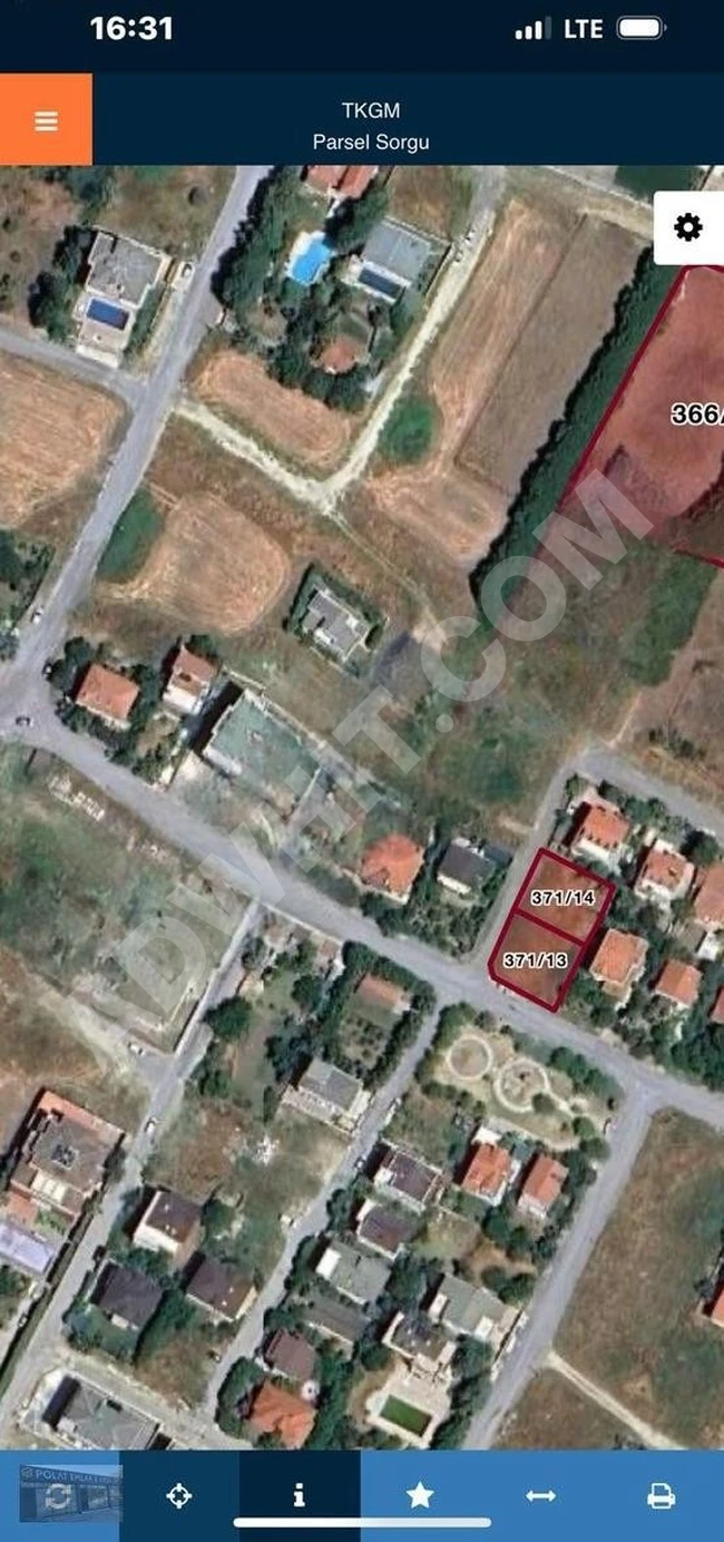 KAMİLOBADA SATILIK 2 ADET ARSA 660 MT