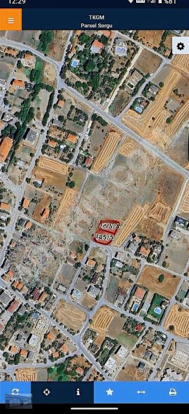 CELALİYE'DE SATILIK 2 ADET 742 MT ARSA