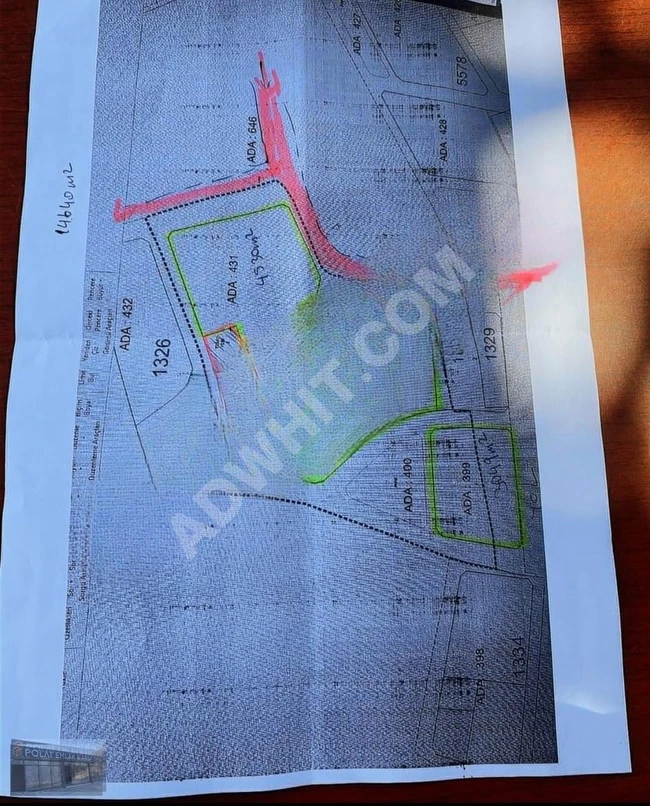 أرض للبيع بمساحة 14650 متر في TEKİRDAĞ BARBAROS