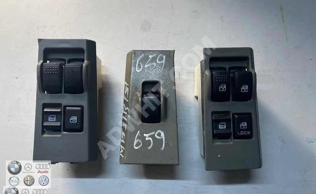 مجموعة أزرار زجاج MİTSUBİSHİ FE659 يسار/يمين (أصلي) مستعملة