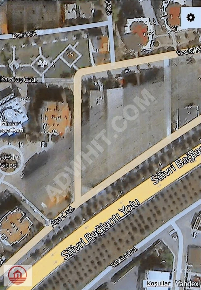 SİLİVRİ'NİN MERKEZİNDE 12 DAİRELİK ARSA
