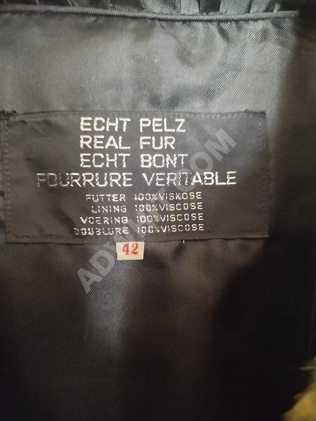 Gerçek Kürk 42 Beden 