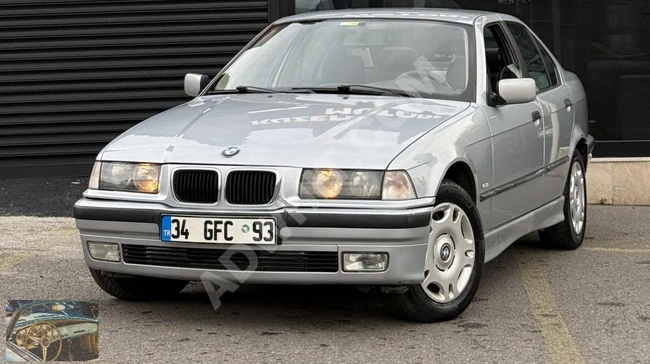 سيارة BMW 316i موديل 1997، بمسافة 250,000 كم، لا مثيل لها، قطعتان تم رشّهما بالطلاء.