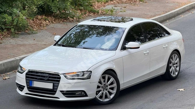 سيارة AUDİ A4 QUATTRO موديل 2014 ديزل مع فتحة سقف