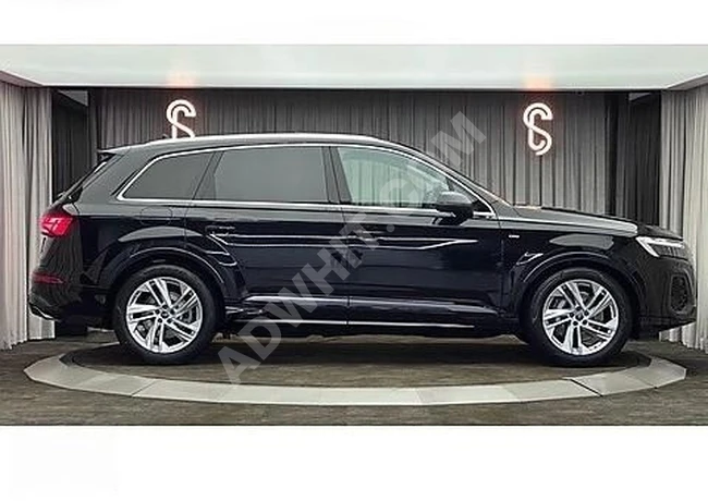 سيارة AUDI Q7 45 TFSI QUATTRO S LINE موديل 2025 بقوة 265 حصان B&O 7 مقاعد