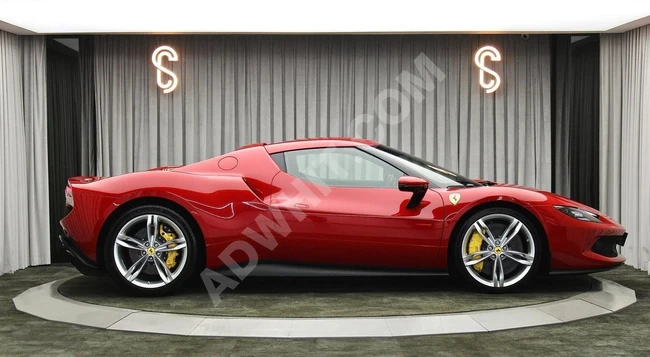 SCLASS 2023 FERRARI 296 GTB HYBRID 830HP CARBON KOLTUK LIFT BAYİ