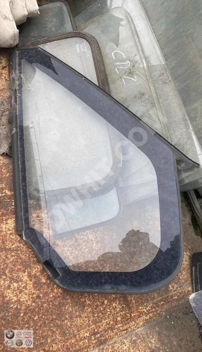 Front right door glass FORD TRANSIT (Original) used