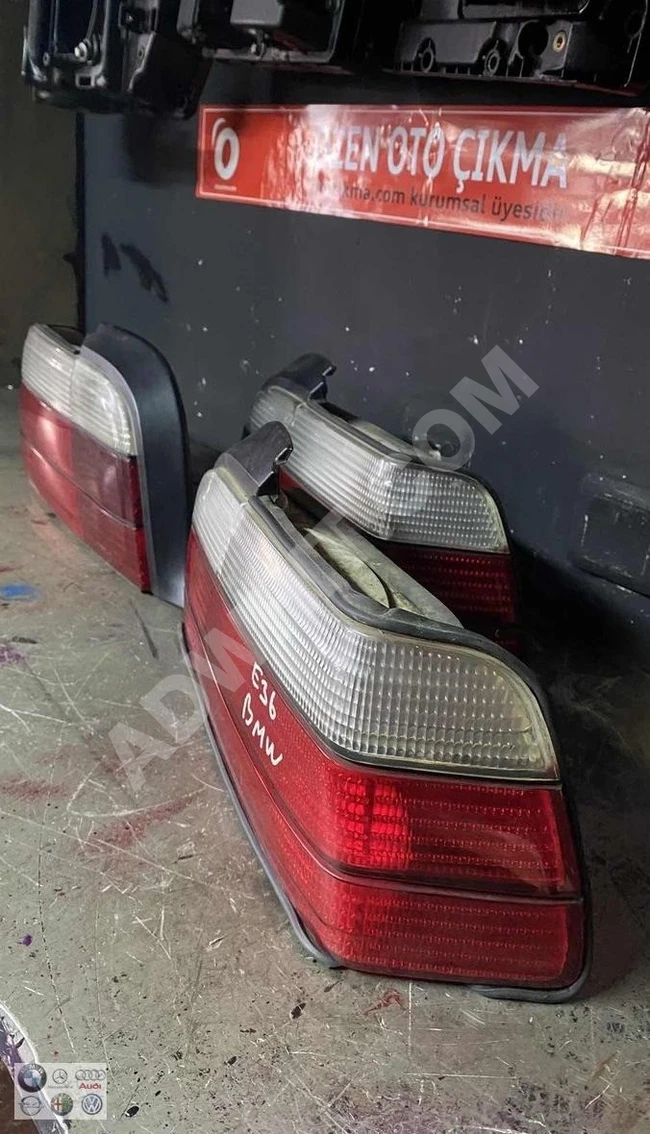 Rear brake light set for BMW E36 COUPE/CABRIO, clean