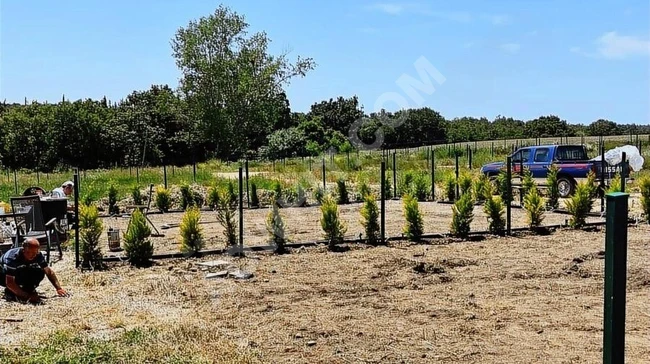 Land for sale with an area of 212 square meters designated for a tiny house in KEŞAN YAYLA KÖY.