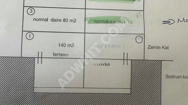 YAĞIZ GAYRİMENKUL'DEN NECİP FAZIL 8 DAİRELİK KAT KARŞILIĞI ARSA