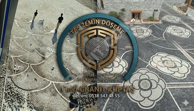 Antalya doğal küptaş parke taşı zemin taş öşeme 