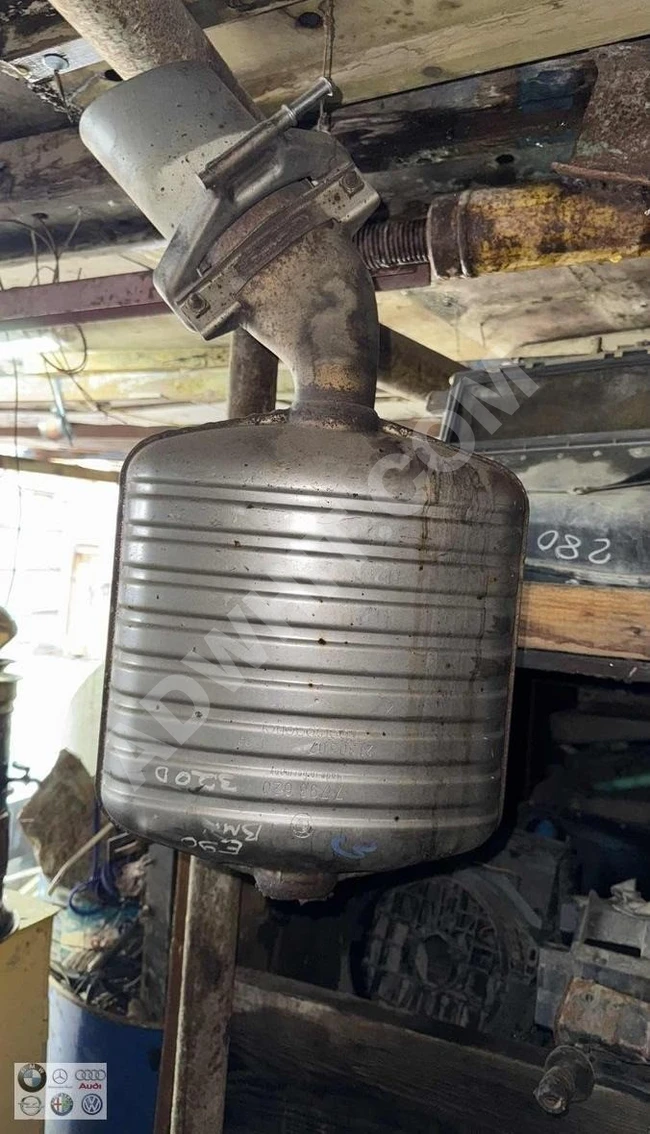 BMW E90 rear exhaust (original) used