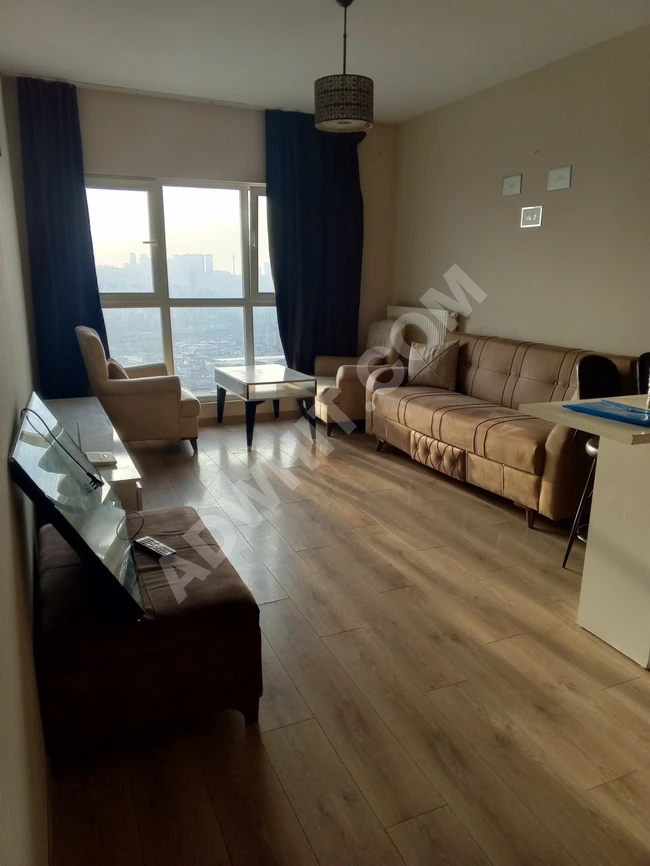 For sale: an apartment with views of the sea, the city, and the pool.