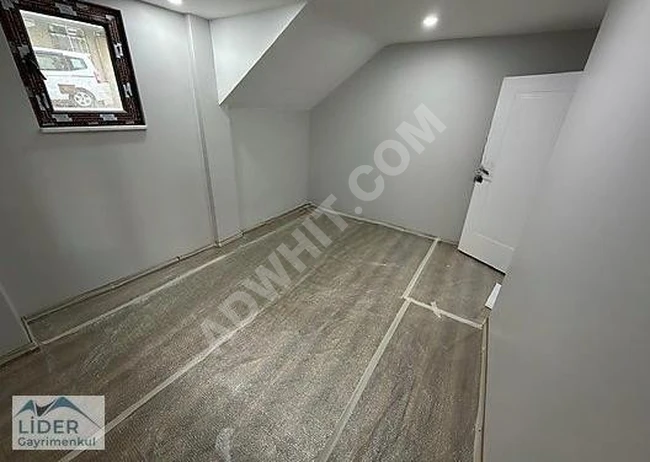 LİDER'den YENİMALLE'de SIFIR ASANSÖRLÜ 1+1 65m² ZEMİN KAT