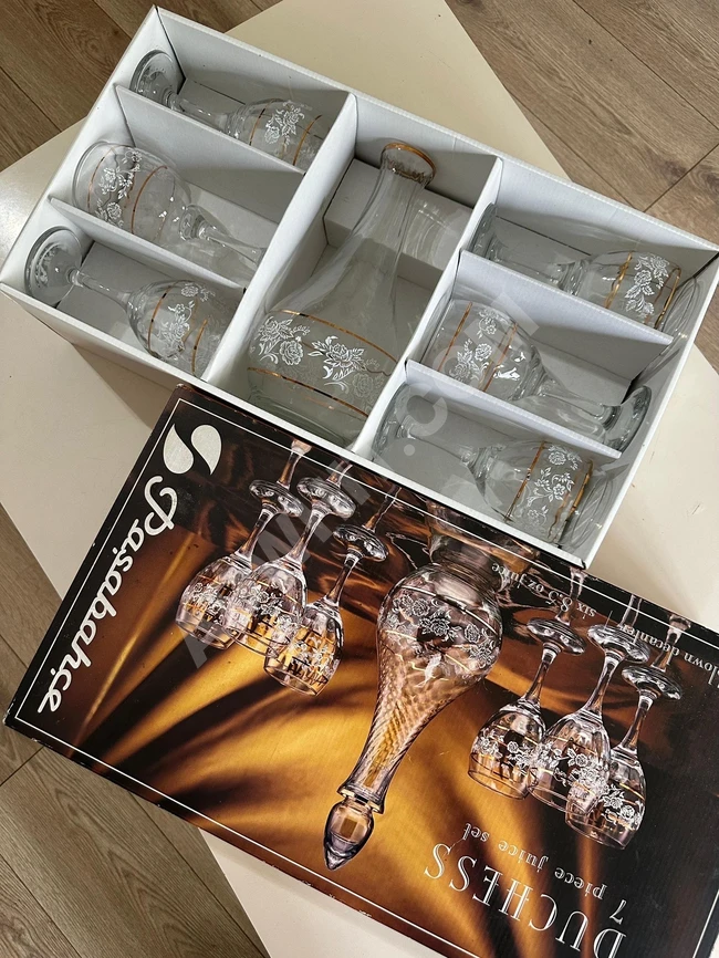 Pasabahçe Duchess 7 Parça Sürahi ve Kadeh Seti- Sifir Gibi