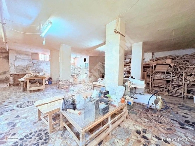 KEMALPAŞA’DA KİRALIK 420m2 MARANGOZ İMALATHANE FULL+FULL WCLİ SANAYİ ELEKTRİKLİ