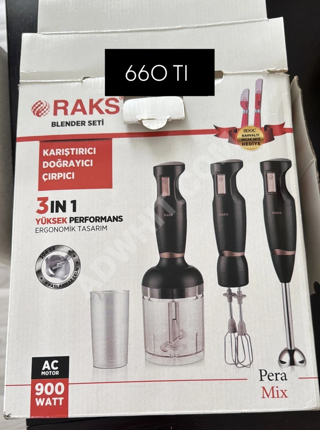 Bir dizi mikser seti