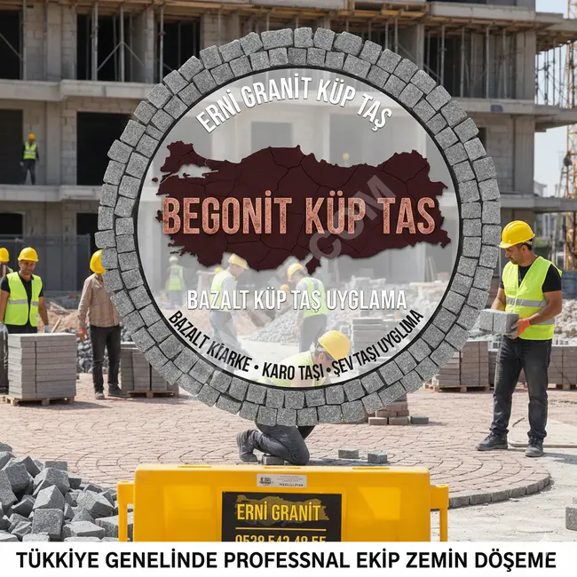 Siverek bazalt küptaş Begonit küptaş granit küptaş uygulama 