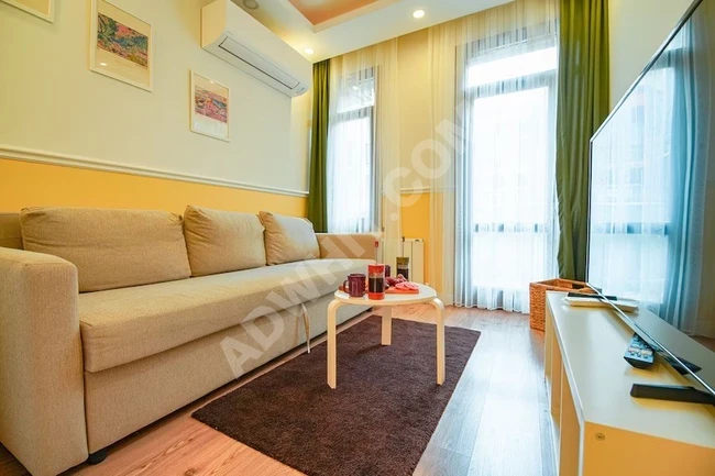 1+1 apartment without deposit in Beyoğlu Cihangir, bills included