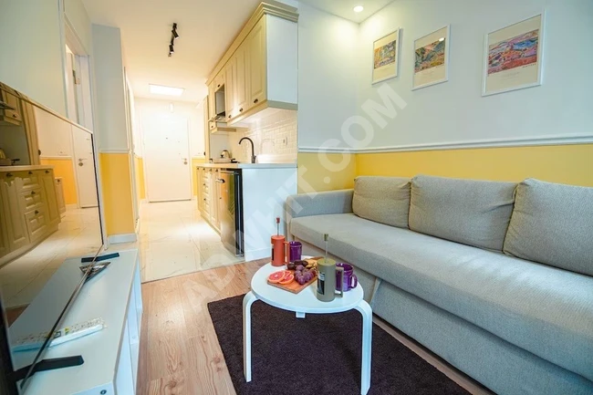 1+1 apartment without deposit in Beyoğlu Cihangir, bills included