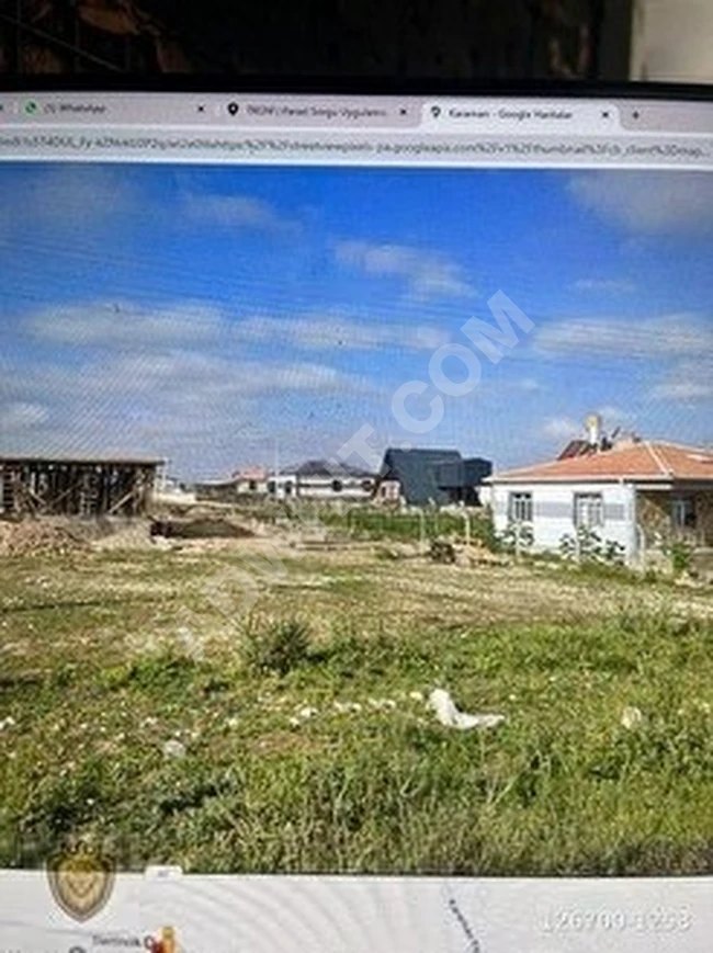 FİYAT DÜŞTÜ KARAMAN MERKEZE 10 KM MESAFEDE SATILIK 1019 M2 FIRSAT ARSA