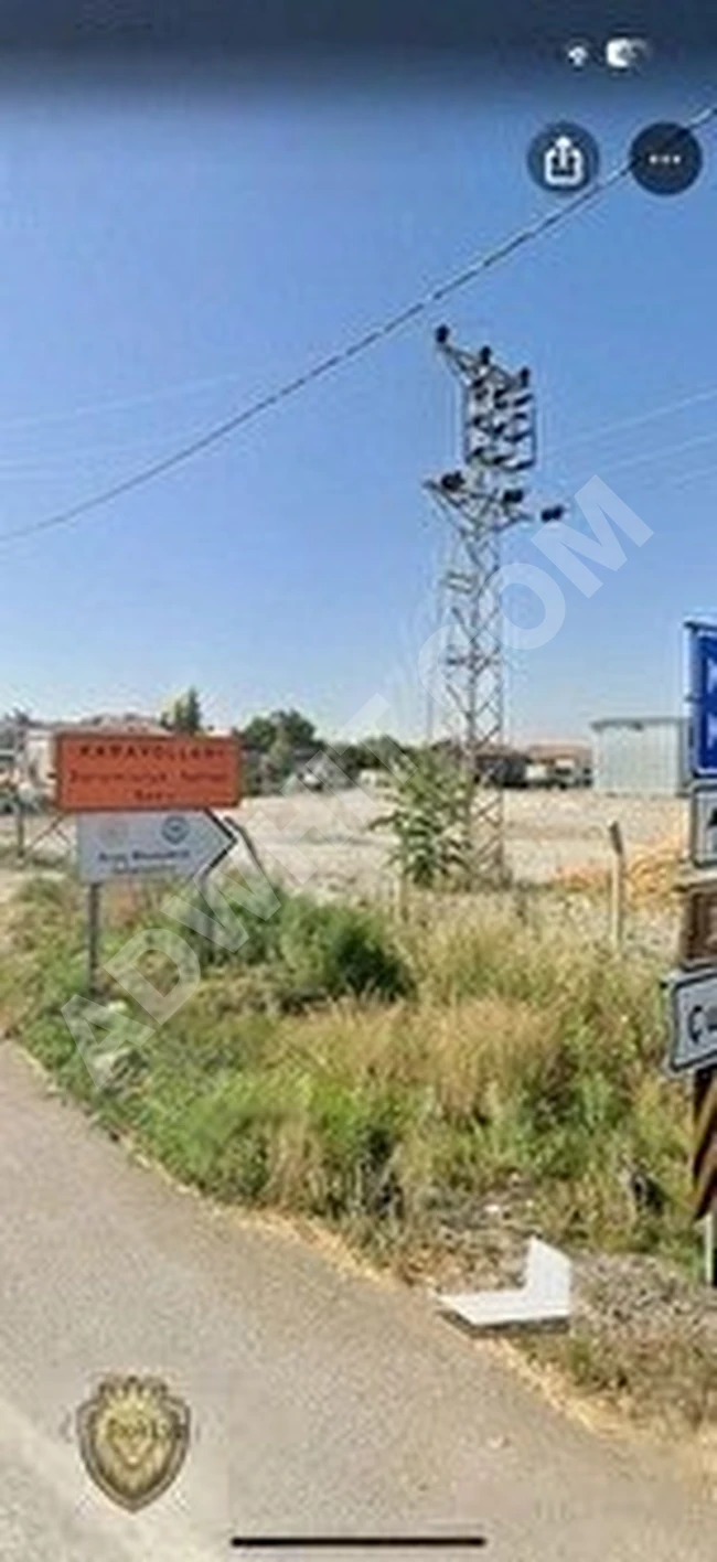 BU PARAYA YOKK. FİYAT DÜŞTÜ ACİL. ÇUMRA HÜRRİYET MAH 3231 m2 MÜKEMMEL KONUMDA ARSA