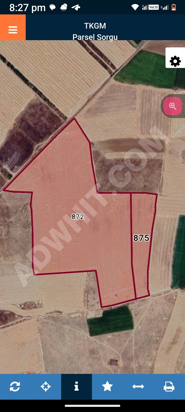 ارض زراعية فرصة نادرة لإنشاء مزرعة خيول/ حيوانات/ أشجار أو حبوب