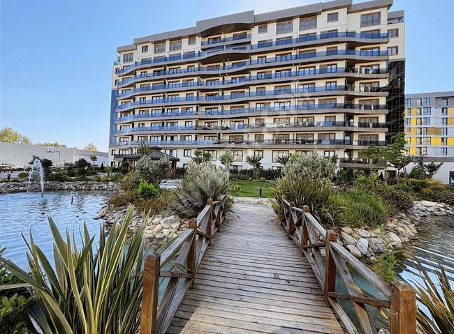 شقة مفروشة 2+1 ذات واجهتين بإطلالة على المناظر الطبيعية في مجمع SİMA GARDEN