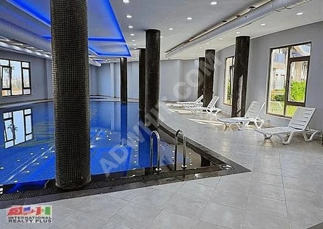 شقة مفروشة 2+1 ذات واجهتين بإطلالة على المناظر الطبيعية في مجمع SİMA GARDEN