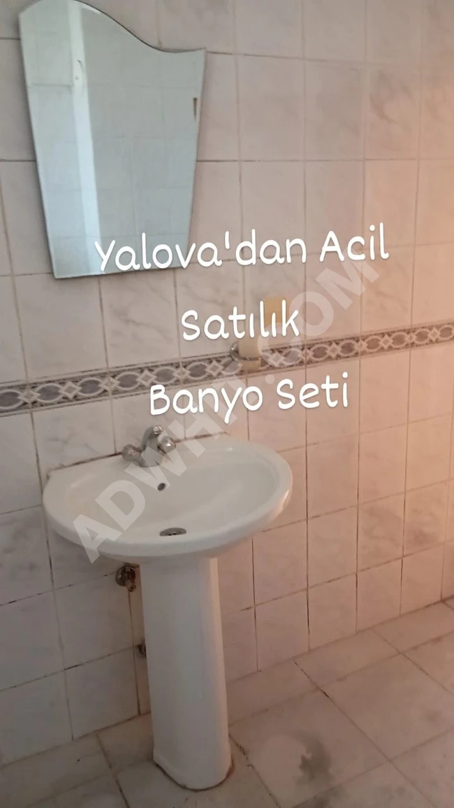 Yalova Gazi Osman Paşa Mahallesinde Acil Satılık Banyo Seti