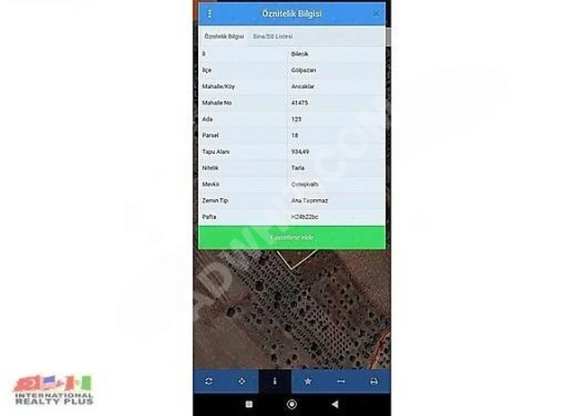 BİLECİK GÖLPAZARINDA SATILIK TARLALAR