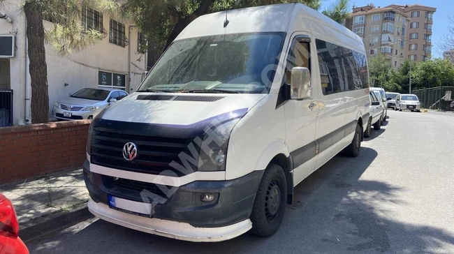 2015 VOLKSWAGEN CRAFTER 16+1 ÇİFT KLİMA OKUL ALMAN PKT TKS KREDİ