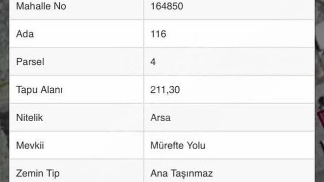 Sarkkoyde 211 mt arsa yanda bır parsel daha var