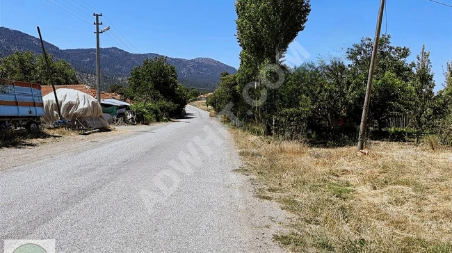 ÇAMELİ KALINKOZ 'DA ANA CADDEYE CEPHE İMARLI ARSA