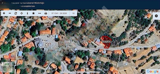 ÇAMELİ KALINKOZ 'DA ANA CADDEYE CEPHE İMARLI ARSA