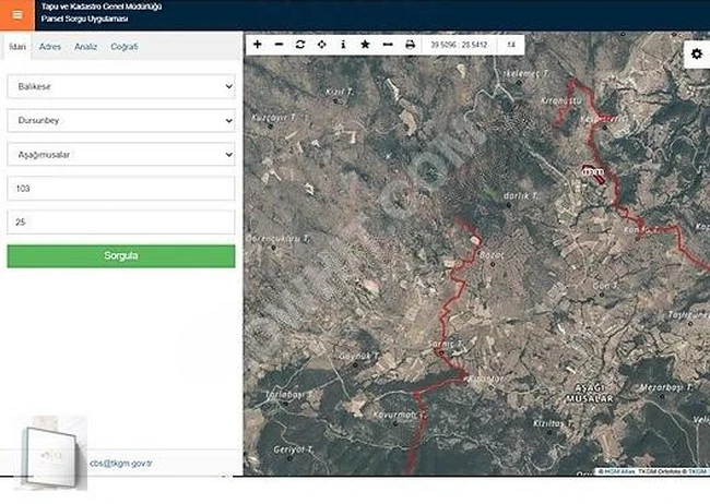Balıkesir Dursunbey Aşağımusalarda Satılık 12.731 m2 Tarla