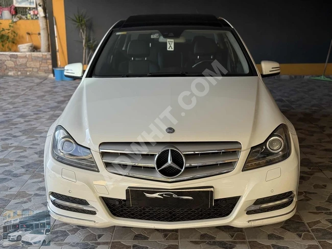 HATASIZ! MERCEDES C 180 2012 MAKYAJLI CAM TAVAN
