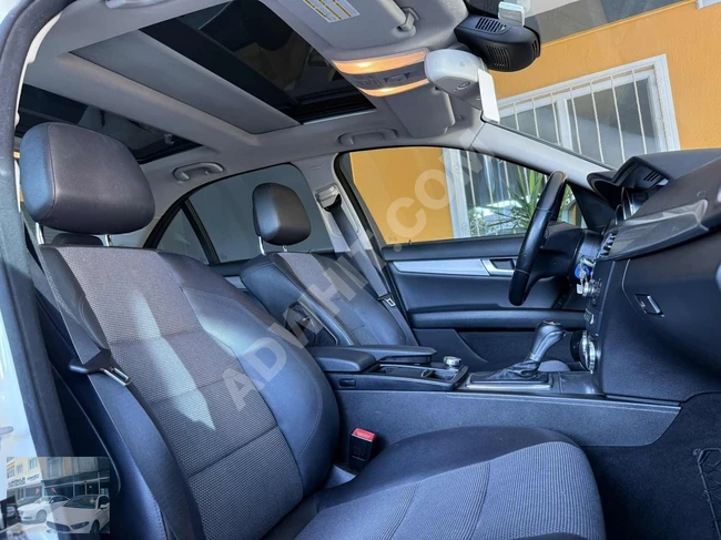 HATASIZ! MERCEDES C 180 2012 MAKYAJLI CAM TAVAN